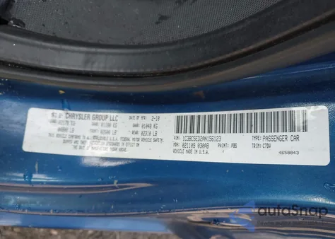 2010 Chrysler Sebring Touring из США, поврежденный, VIN 1C3BC5ED2AN156123